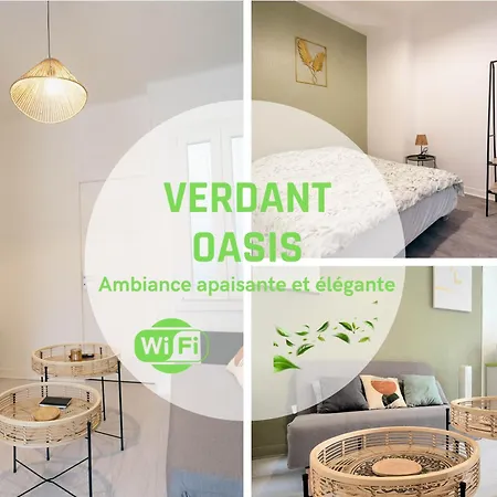 아파트 Verdant Oasis - Proche Du Centre - Wifi Gratuit - Parking A Proximite