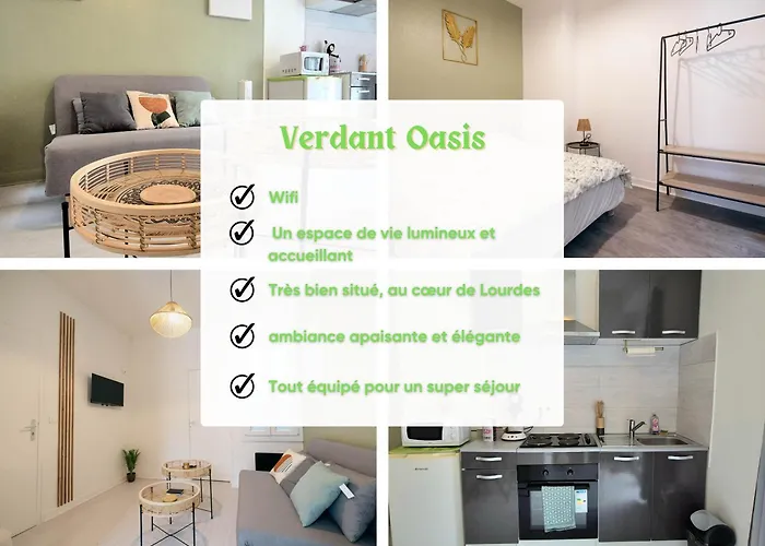 Verdant Oasis - Proche Du Centre - Wifi Gratuit - Parking A Proximite Апартаменты *